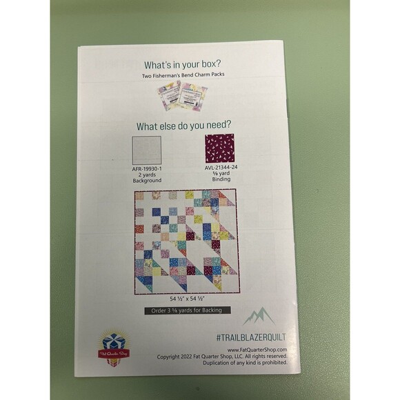 FISHERMAN'S BEND Robert Kaufman Fabrics 2 Charm Packs BONUS Pattern Included - Picture 4 of 4